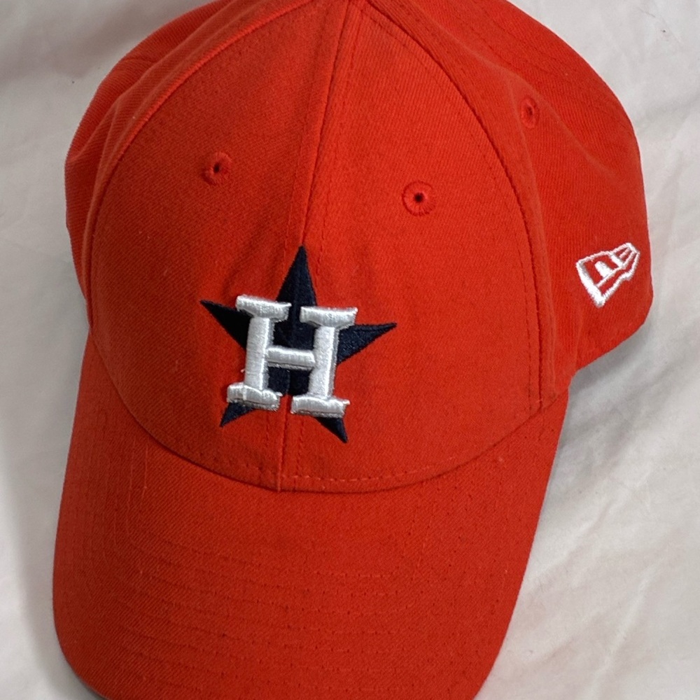Houston Astros orange ball cap hat by New Era 9forty style NWOT